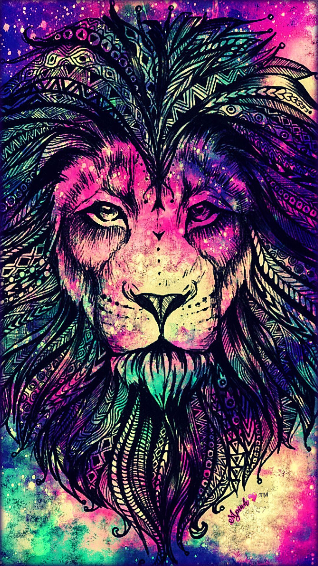 Colorful Lion Wallpapers