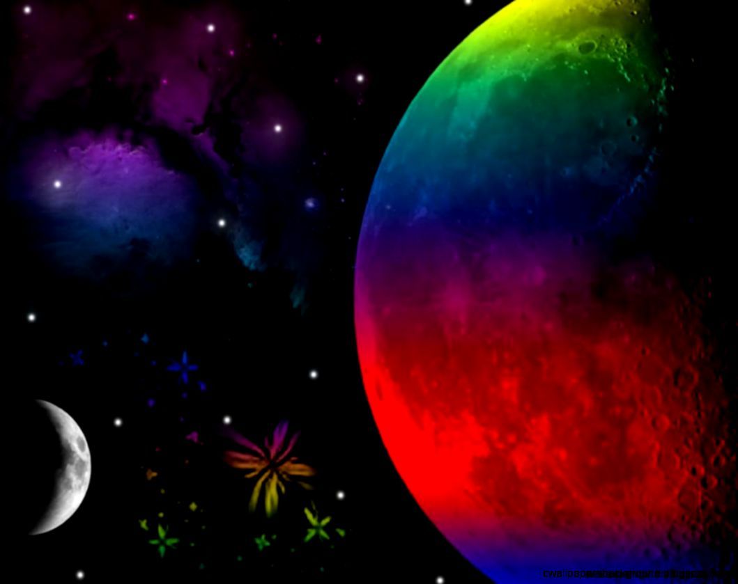 Colorful Moon Wallpapers