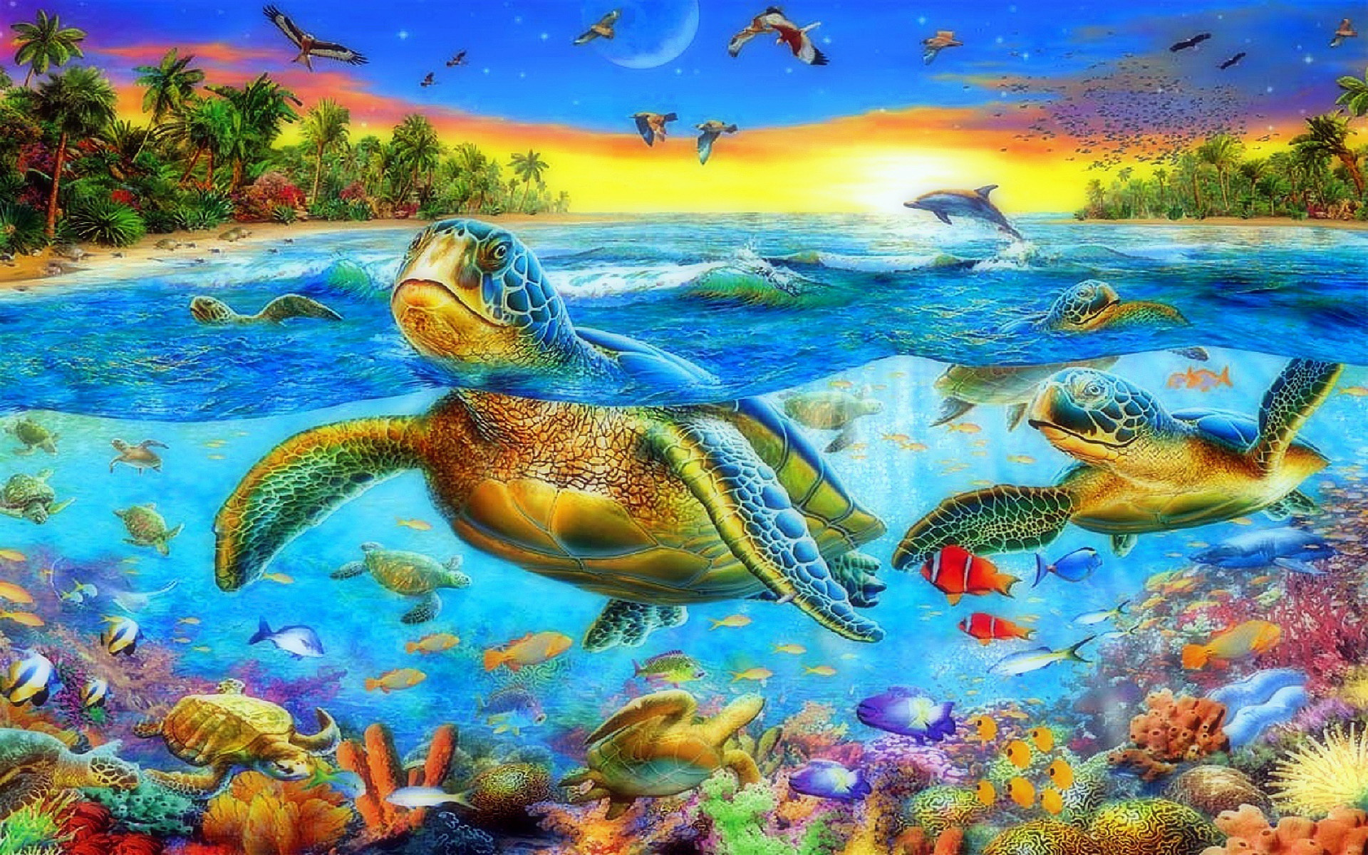 Colorful Ocean Wallpapers