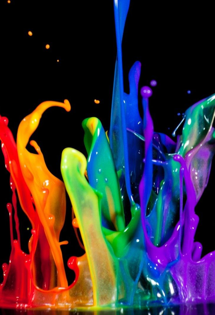 Colorful Paint Splatter Wallpapers