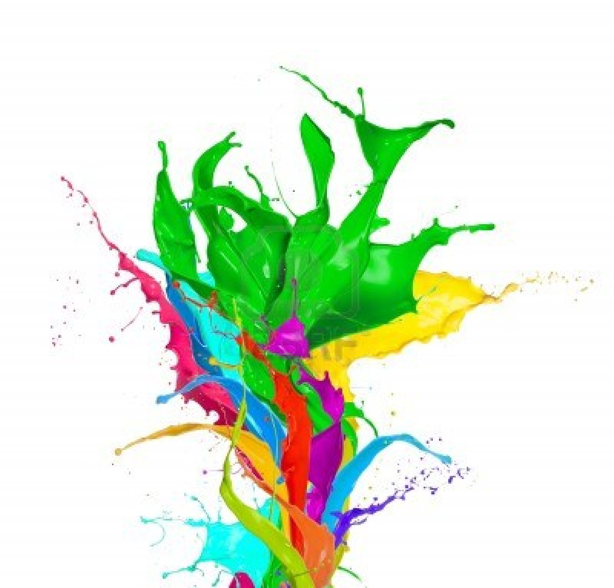 Colorful Paint Splatter Wallpapers