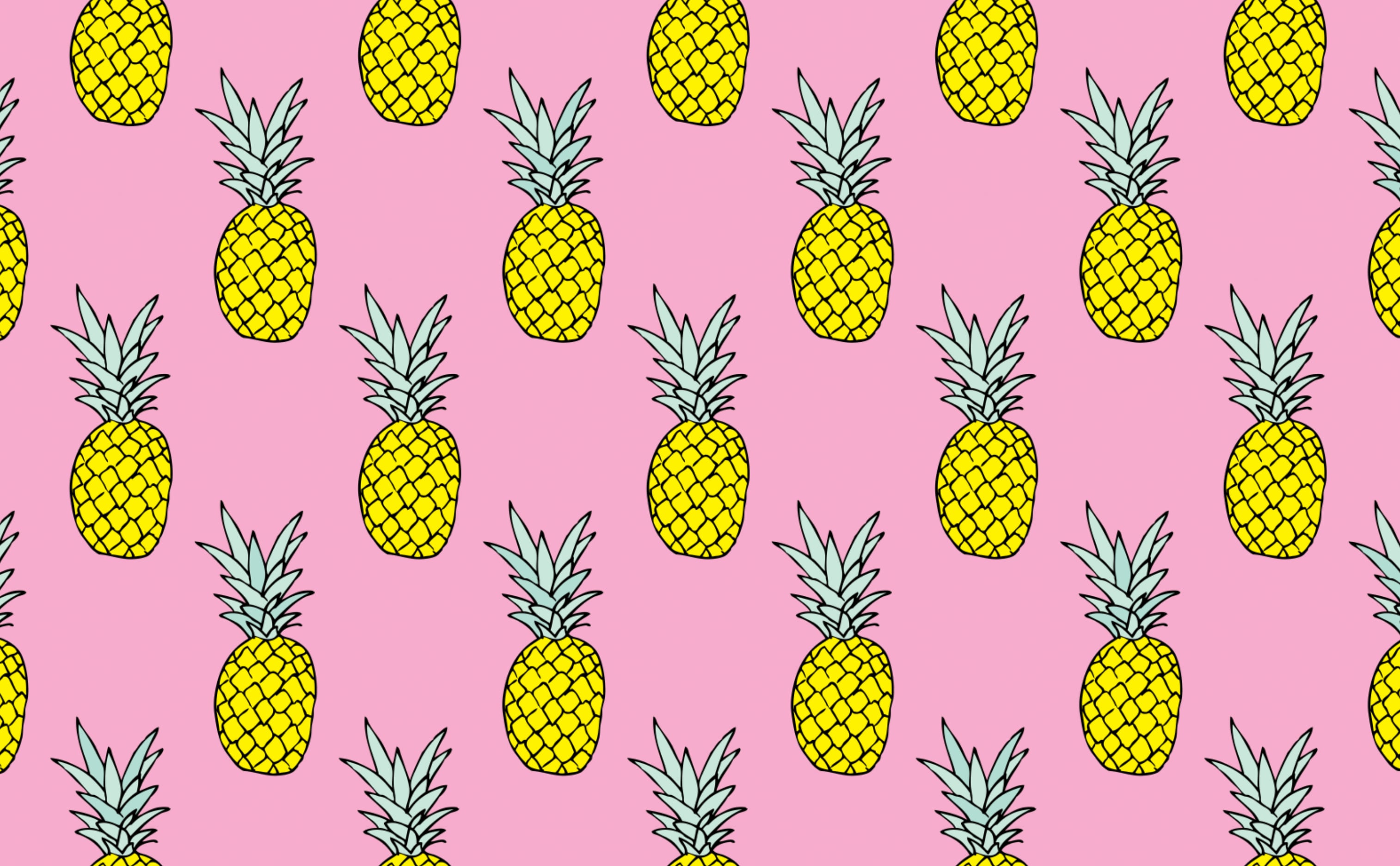 Colorful Pineapple Wallpapers