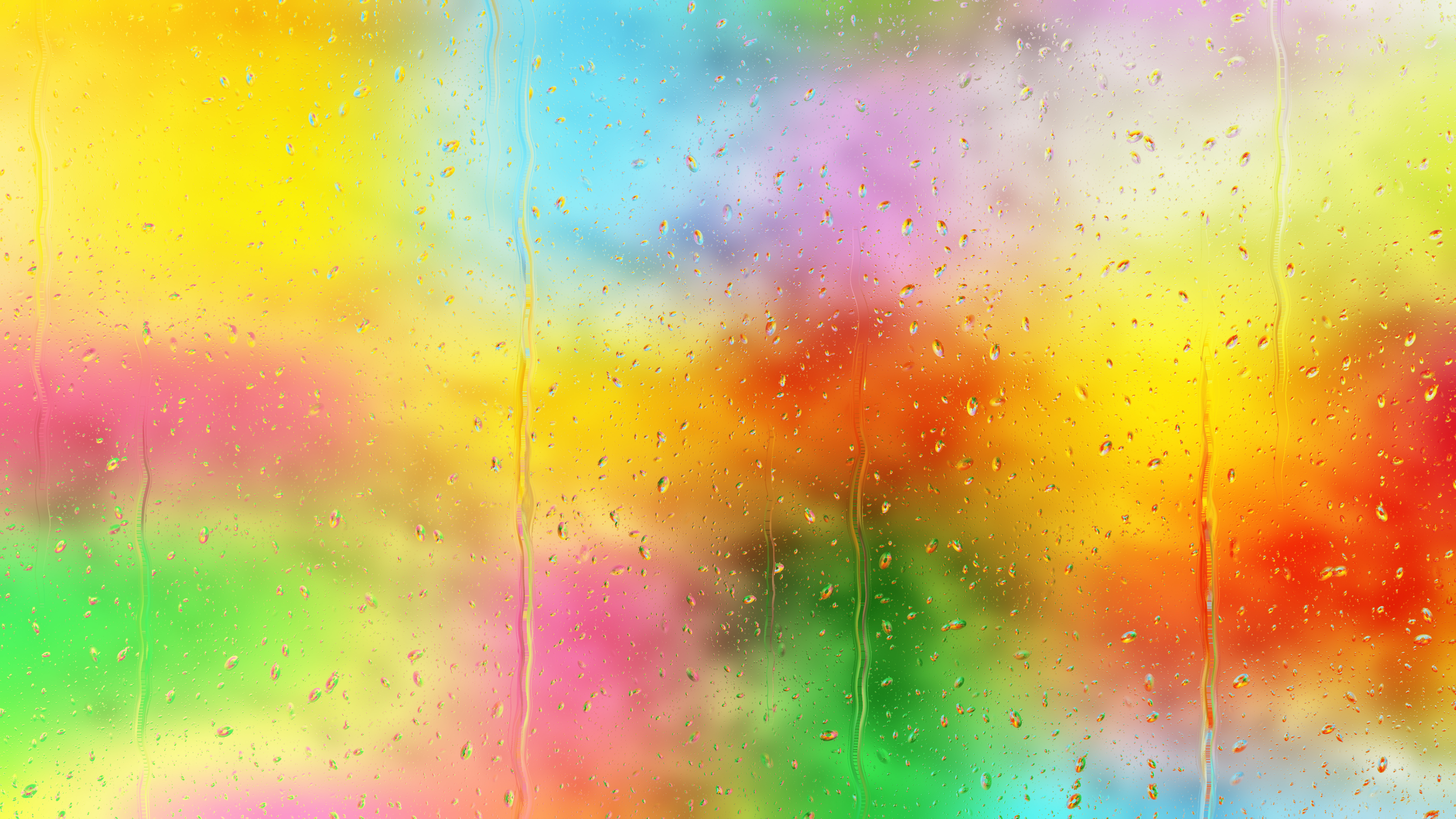 Colorful Raindrop Wallpapers
