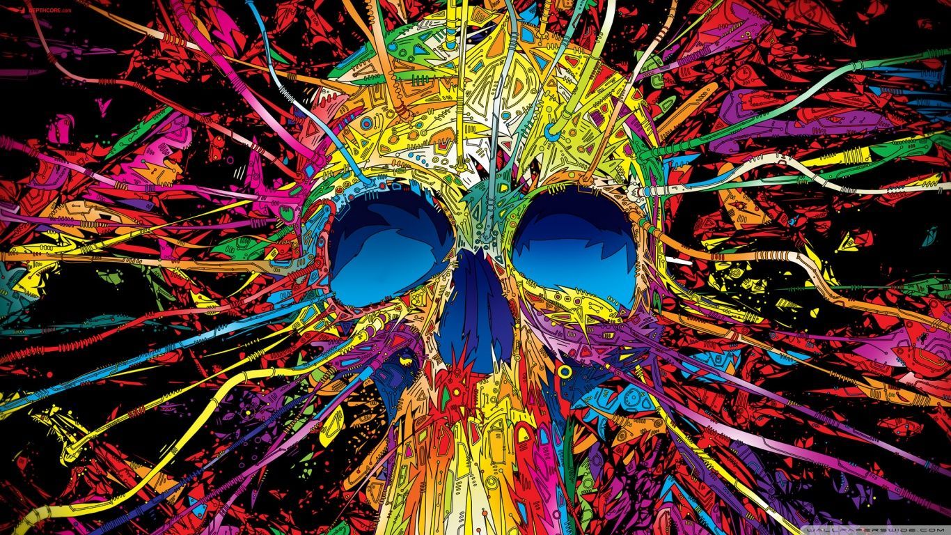 Colorful Skull Wallpapers