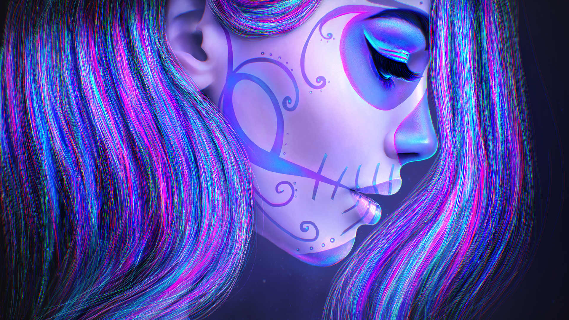 Colorful Skull Wallpapers