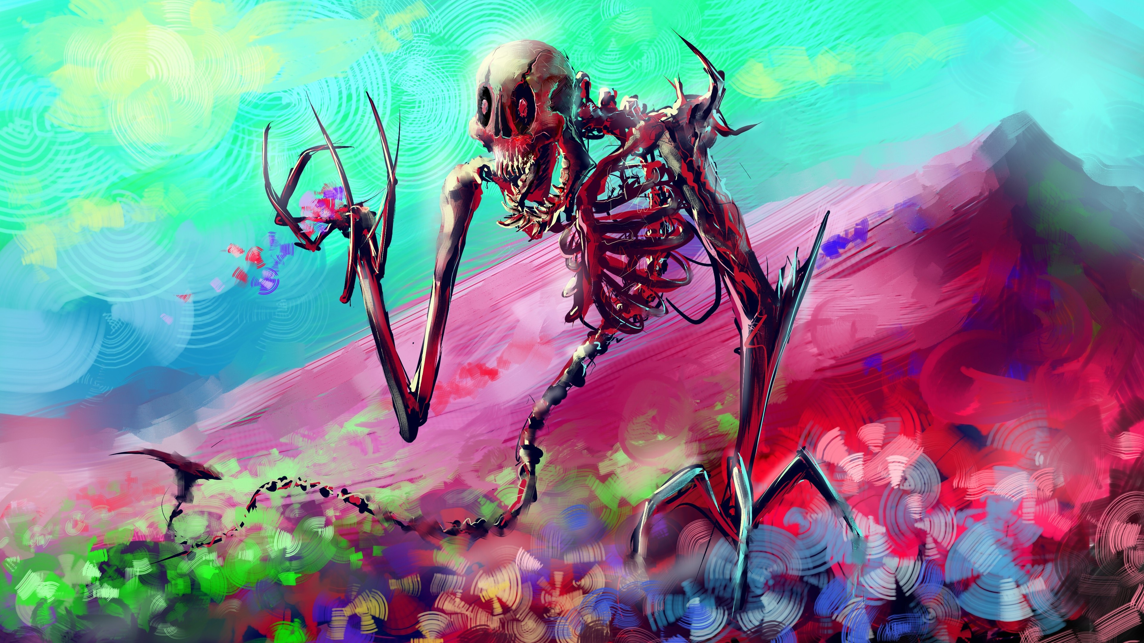 Colorful Skull Wallpapers