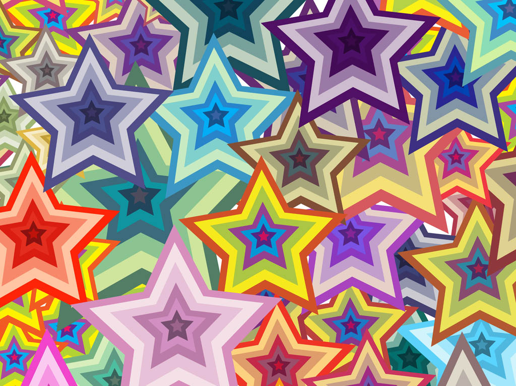 Colorful Stars Wallpapers