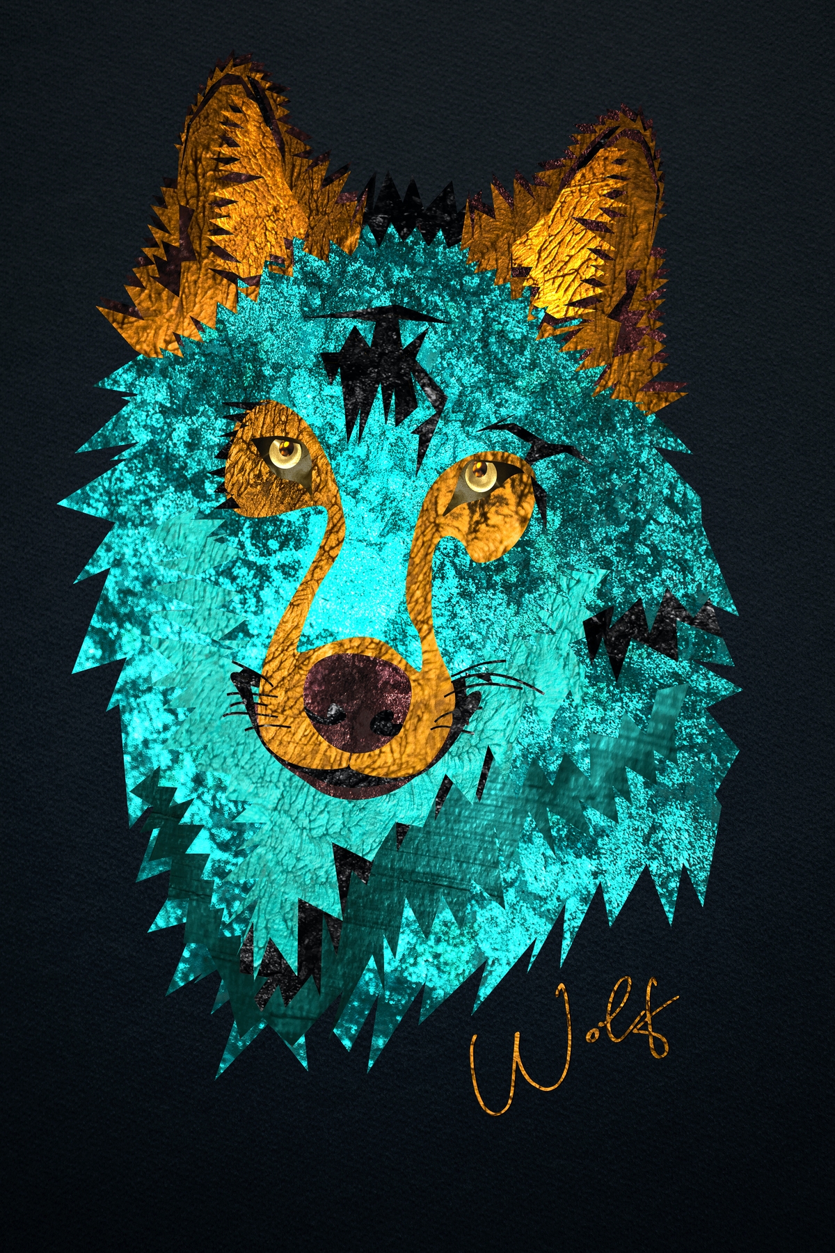 Colorful Wolf Wallpapers