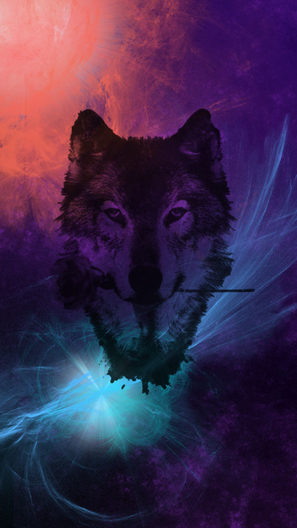 Colorful Wolf Wallpapers