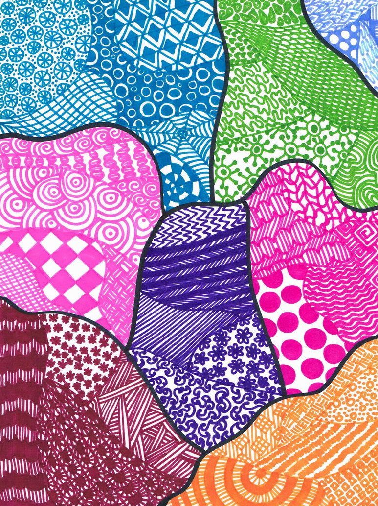 Colorful Zentangle Wallpapers