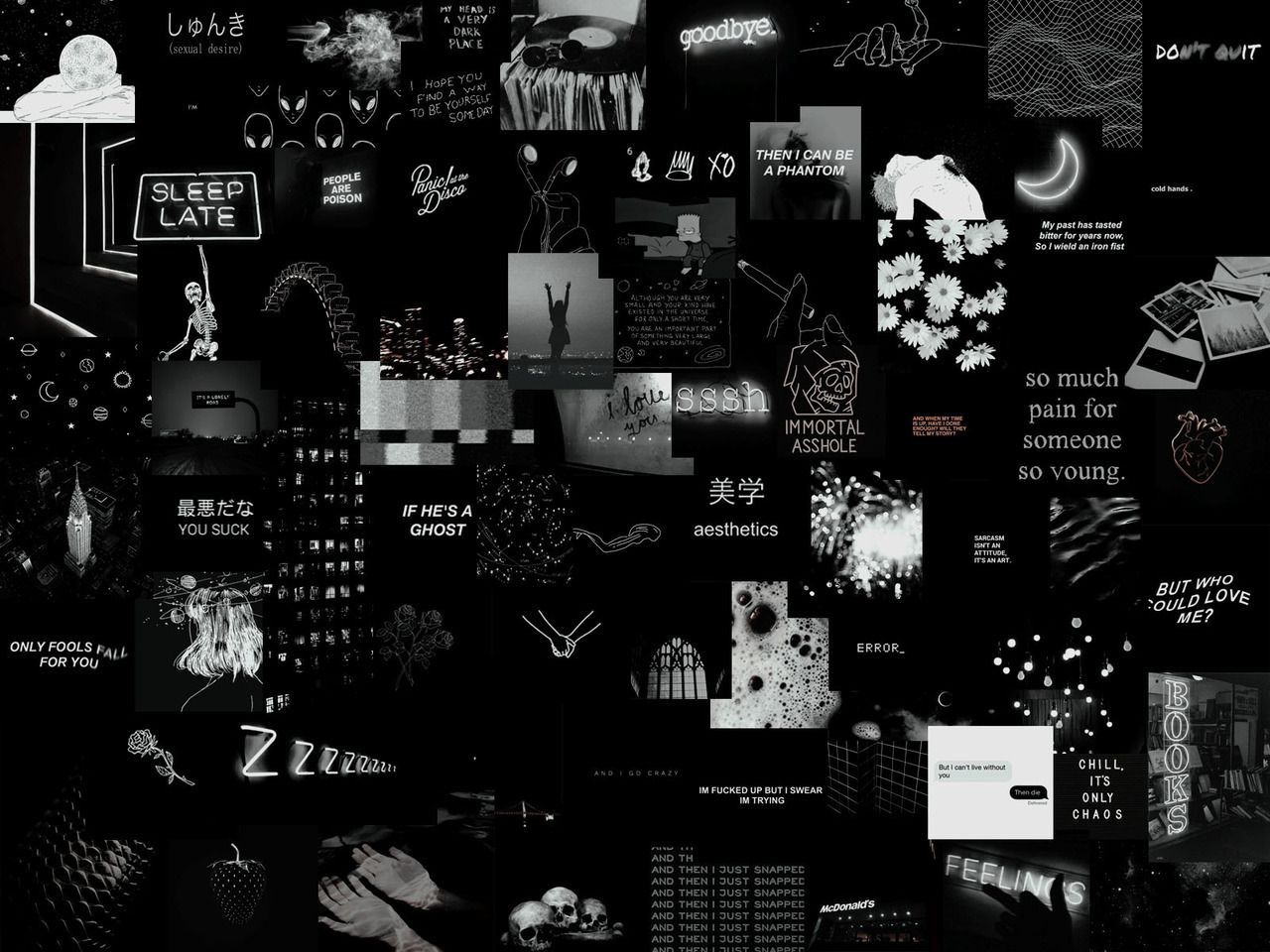 Dark Aesthetic Computer Wallpapers