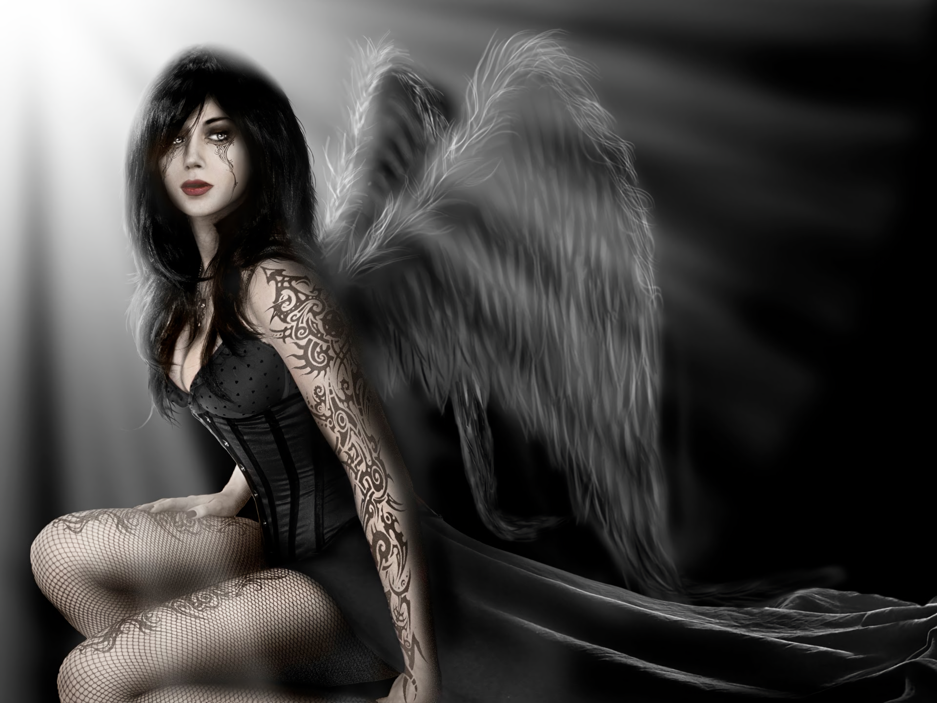 Dark Angel Girl Wallpapers