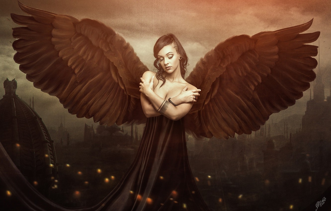 Dark Angel Girl Wallpapers