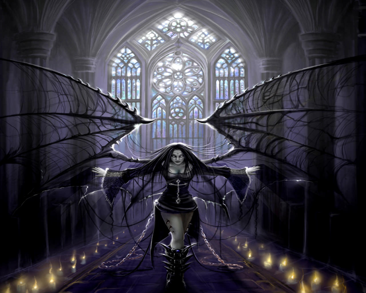 Dark Art Gothic Angel Wallpapers