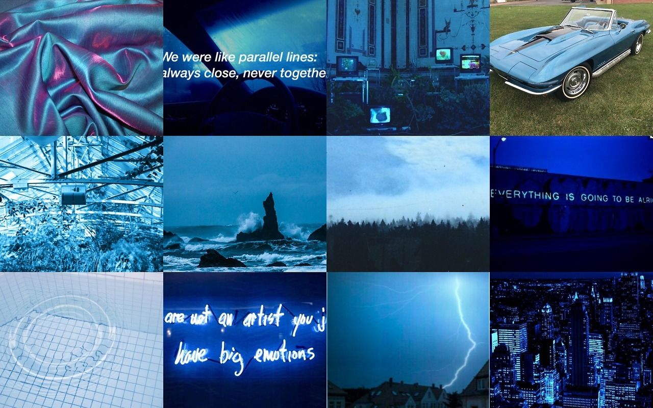 Dark Blue Aesthetic Tumblr Wallpapers