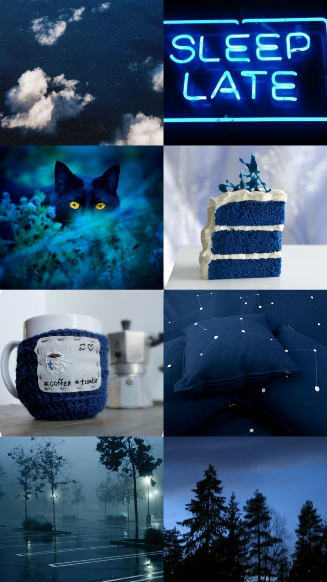 Dark Blue Aesthetic Tumblr Wallpapers