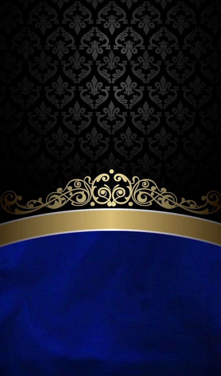 Dark Blue And Gold Wallpapers