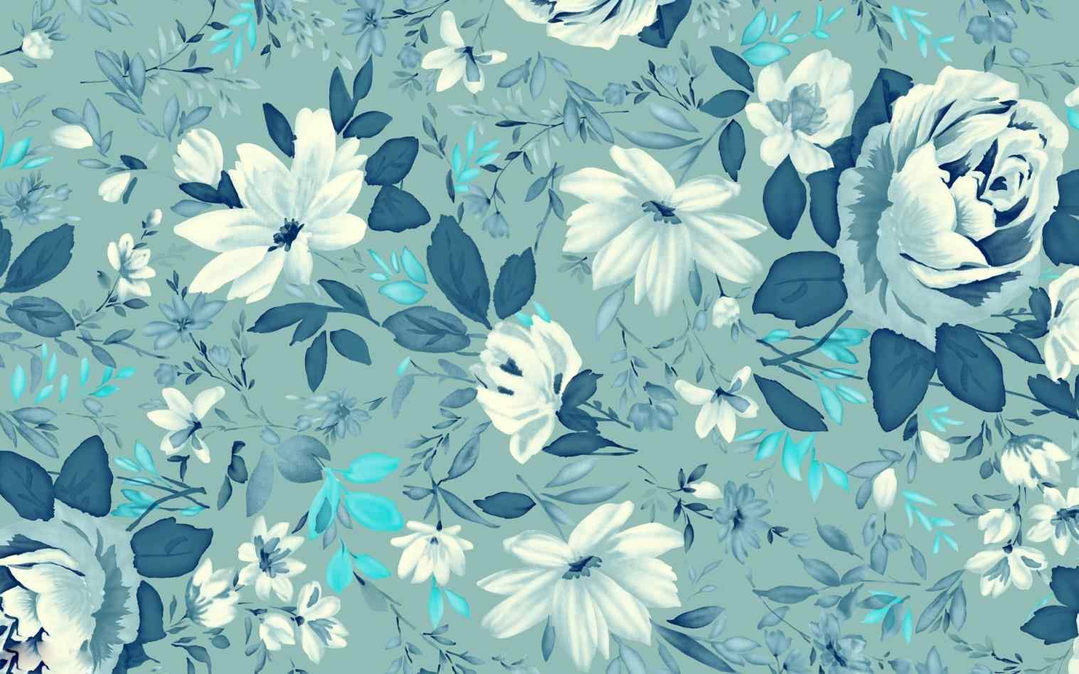 Dark Blue Flower Aesthetic Wallpapers