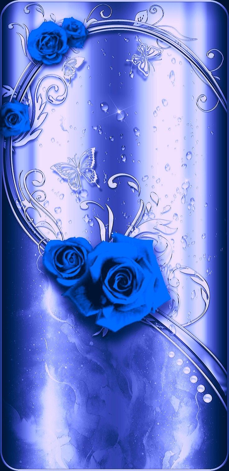 Dark Blue Rose Abstract Wallpapers