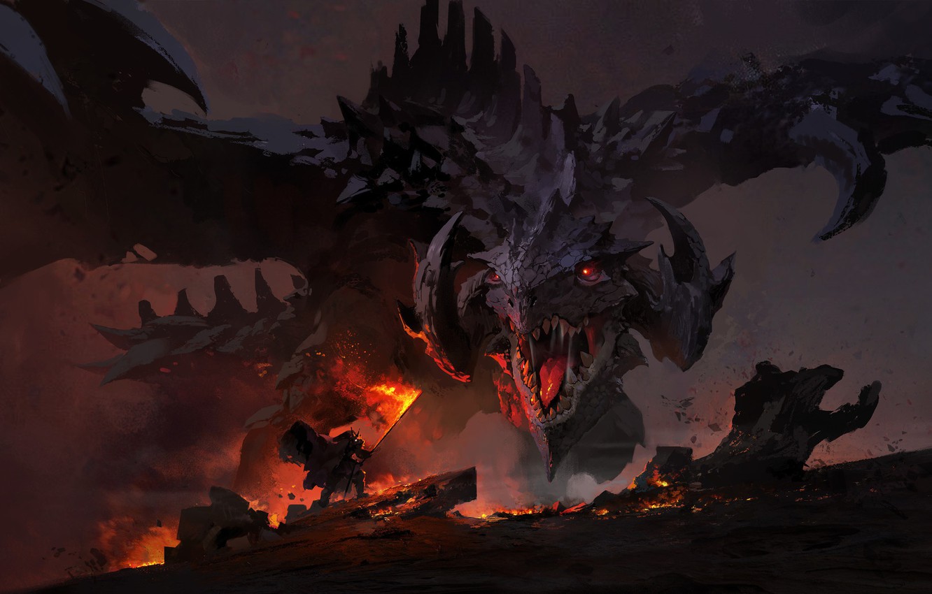 Dark Dragon Wallpapers