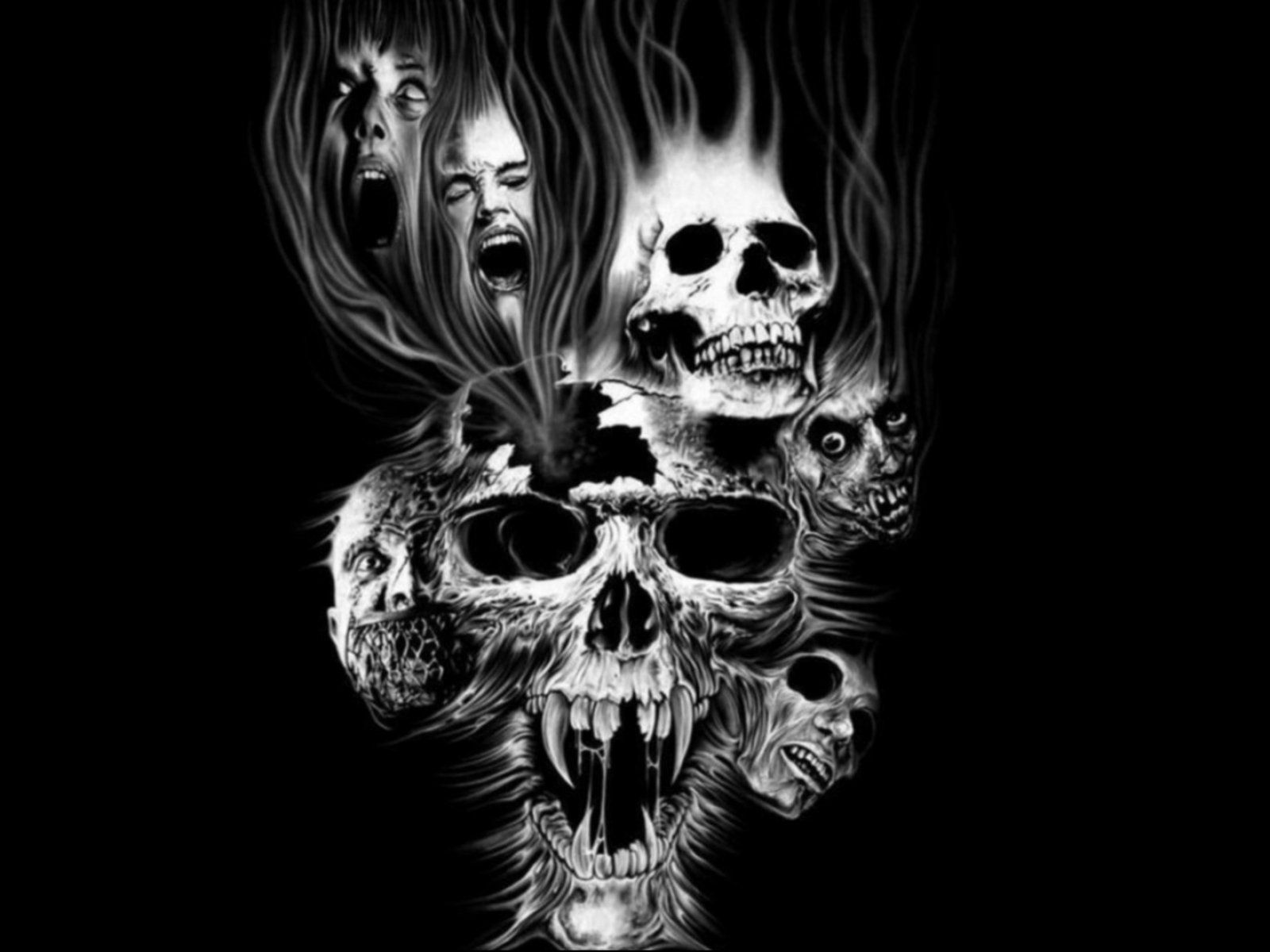 Dark Evil Skull Wallpapers