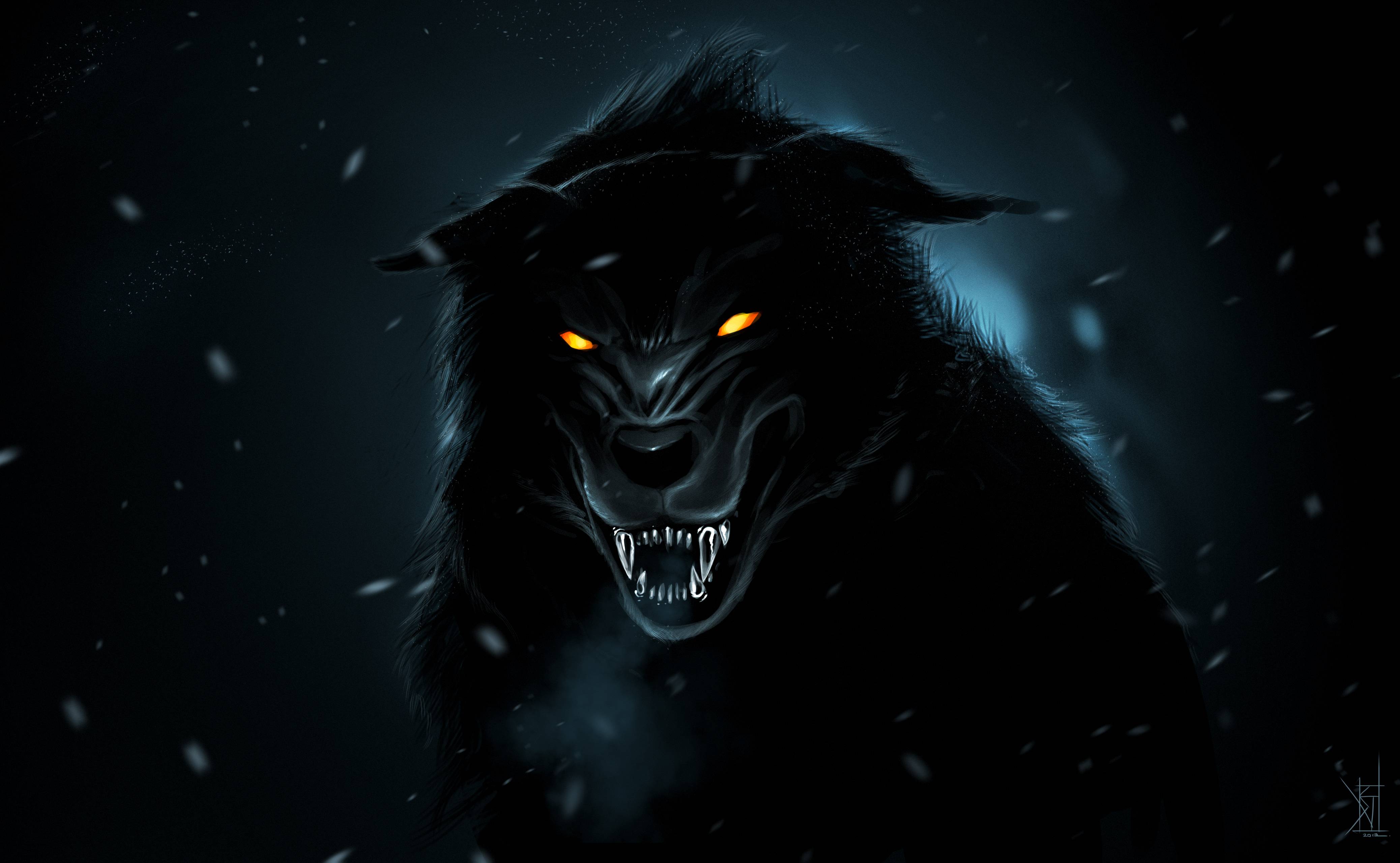 Dark Evil Wolf Wallpapers