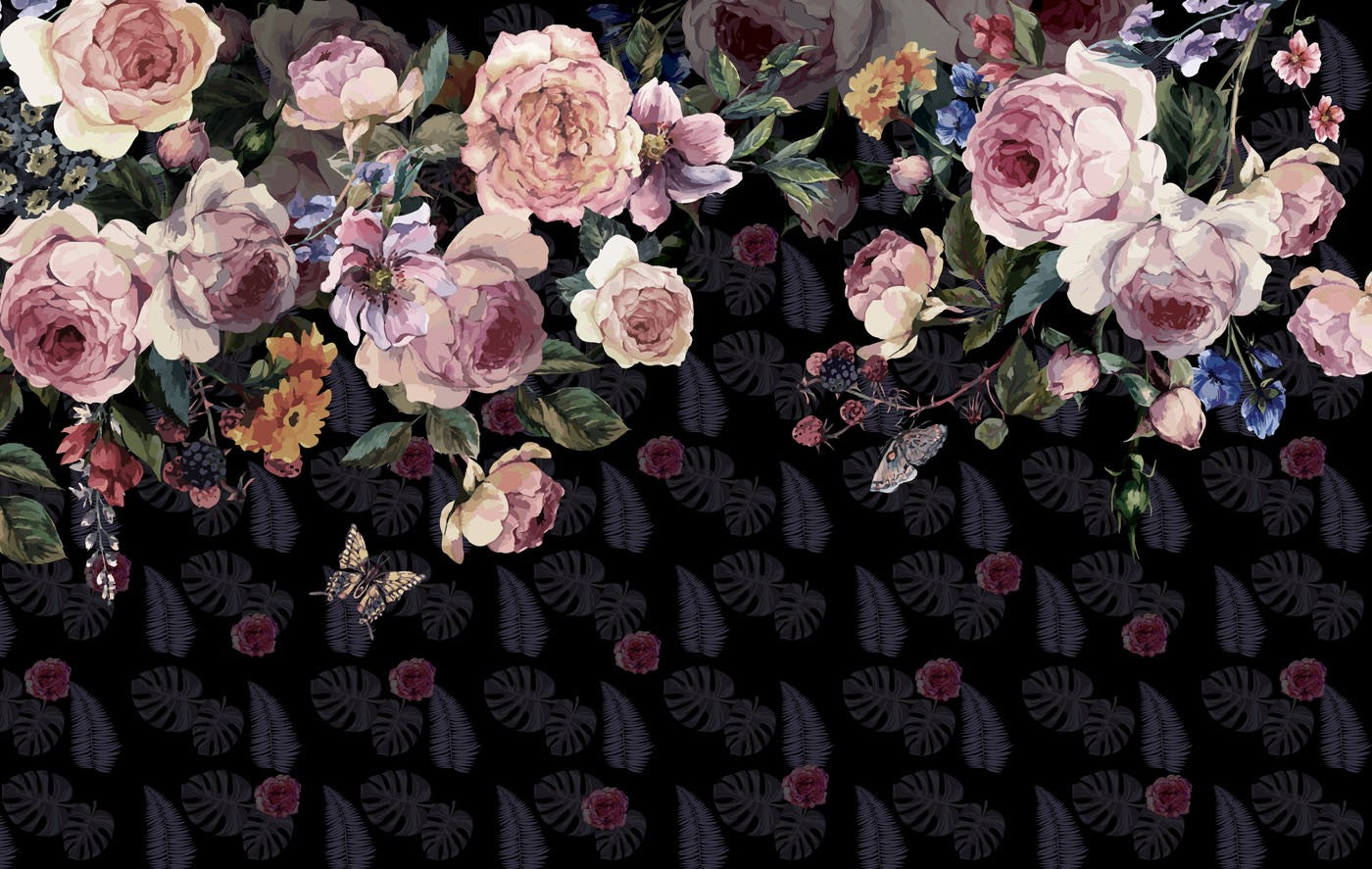 Dark Floral Wallpapers
