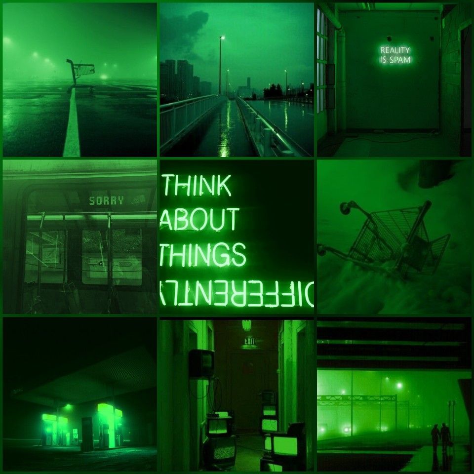 Dark Green Grunge Aesthetic Wallpapers