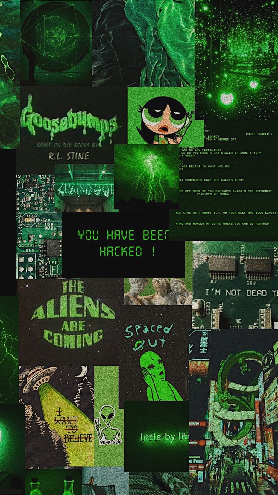 Dark Green Grunge Aesthetic Wallpapers