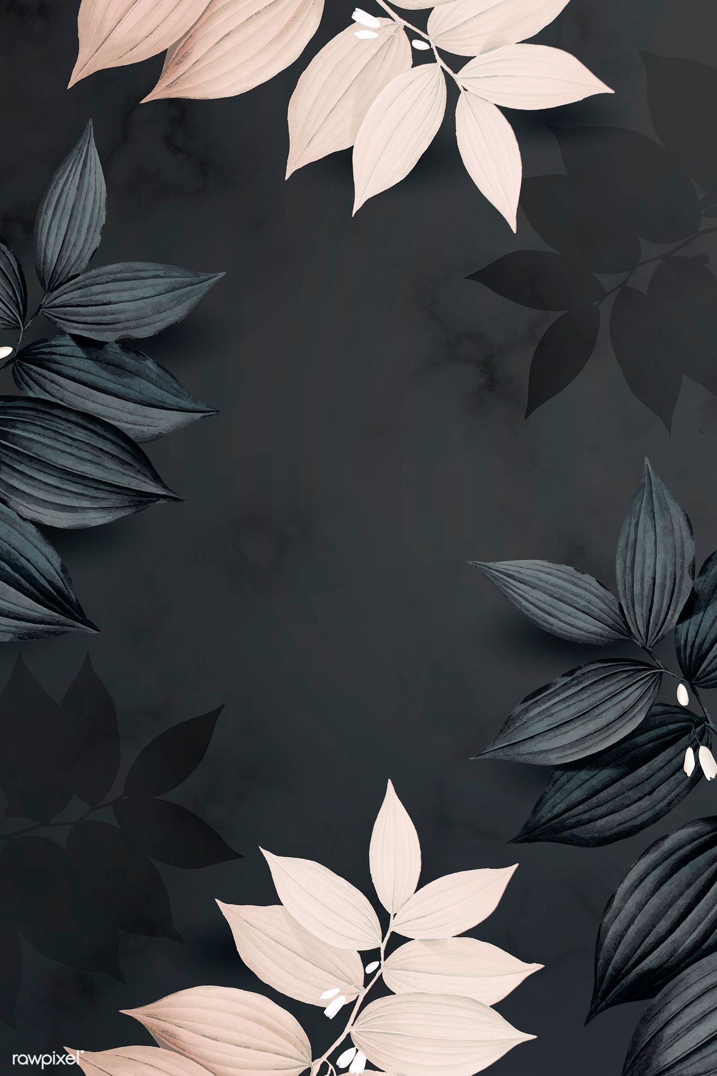 Dark Leaves Aesthetic Wallpapers