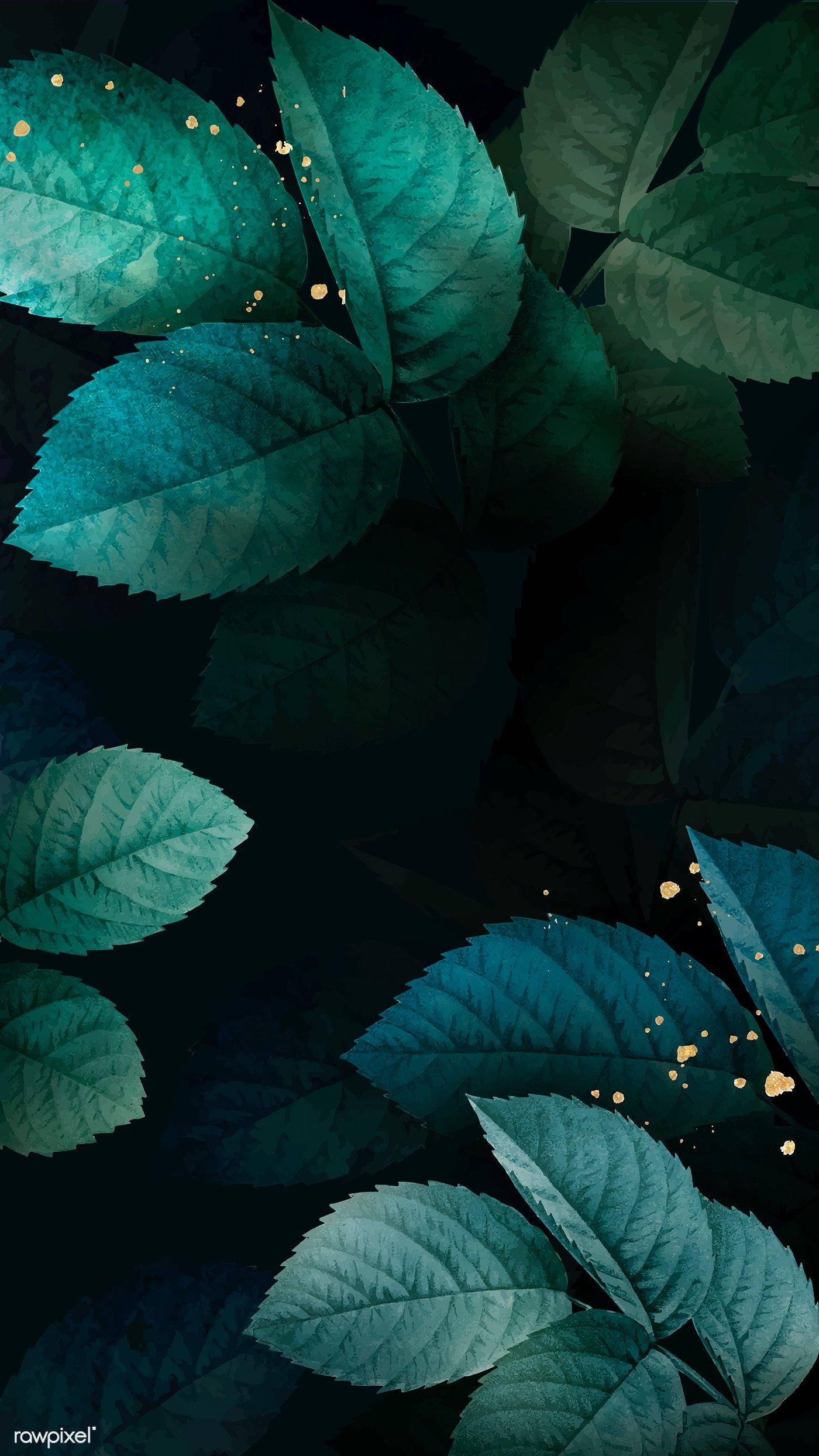 Dark Leaves Aesthetic Wallpapers