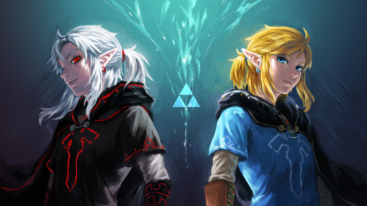 Dark Link Vs Link Hd Wallpapers