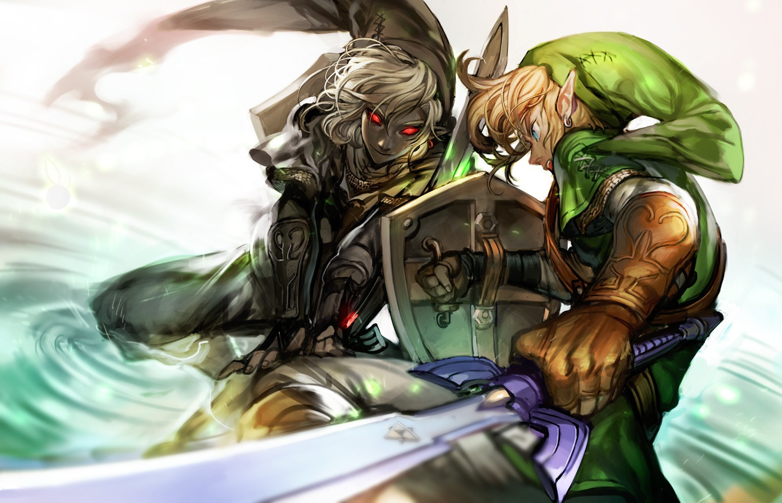 Dark Link Vs Link Hd Wallpapers