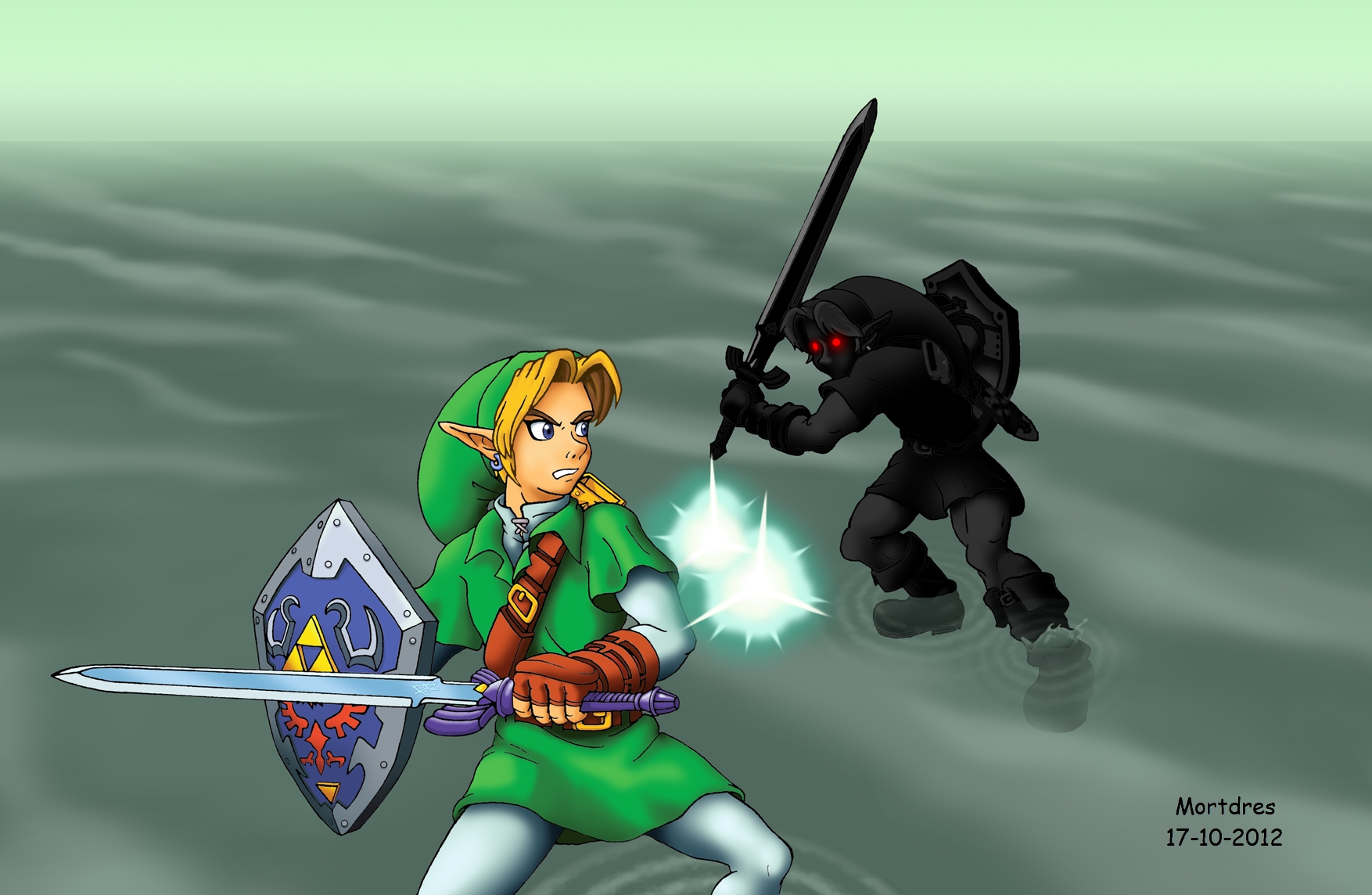 Dark Link Vs Link Hd Wallpapers