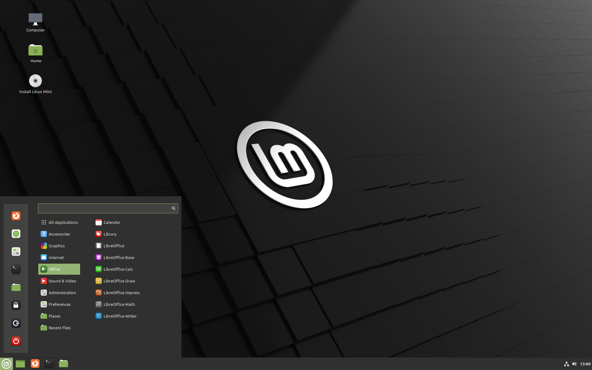 Dark Linux Mint Wallpapers