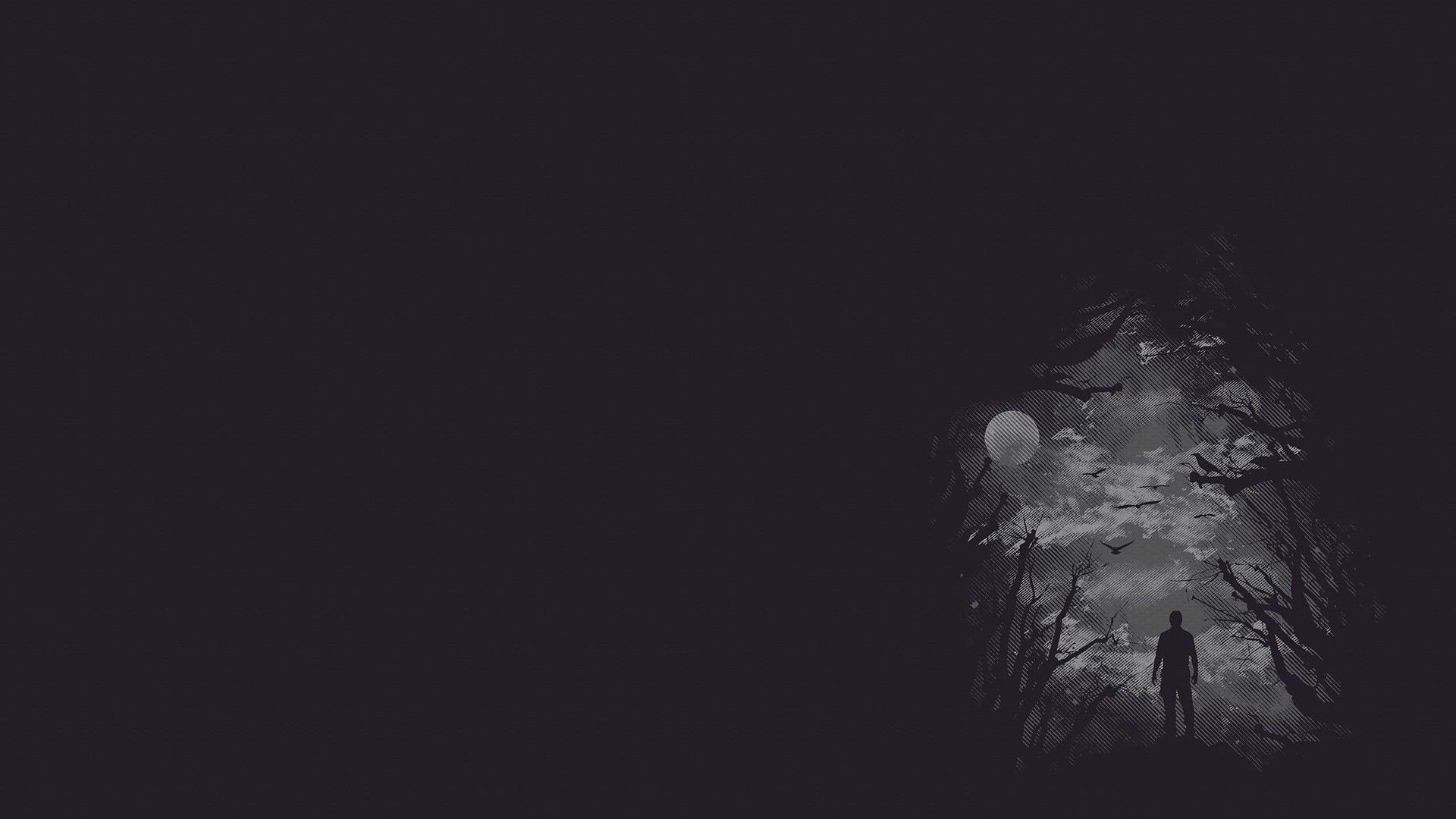 Dark Minimalist Wallpapers