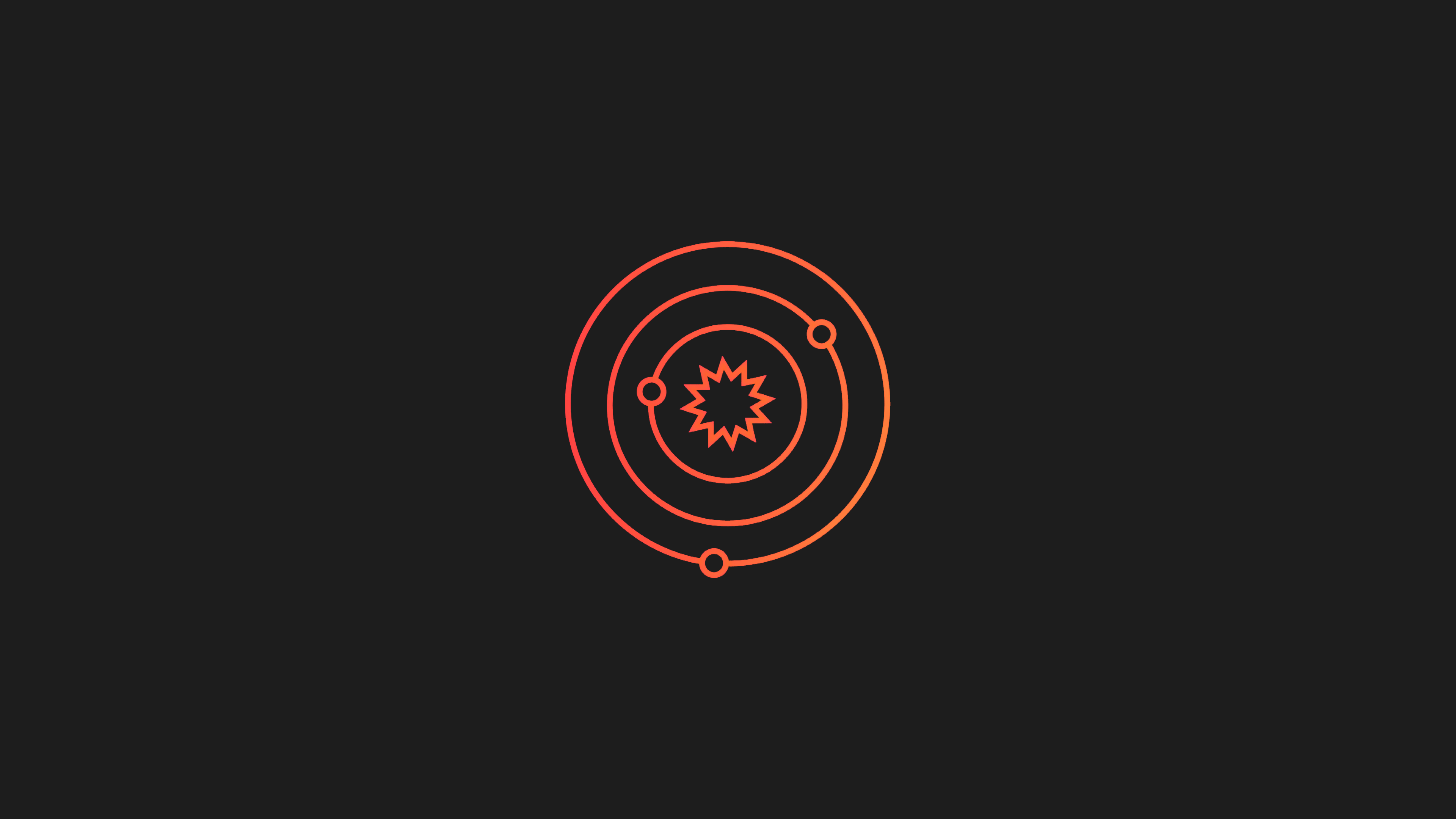 Dark Orange Minimalist Wallpapers