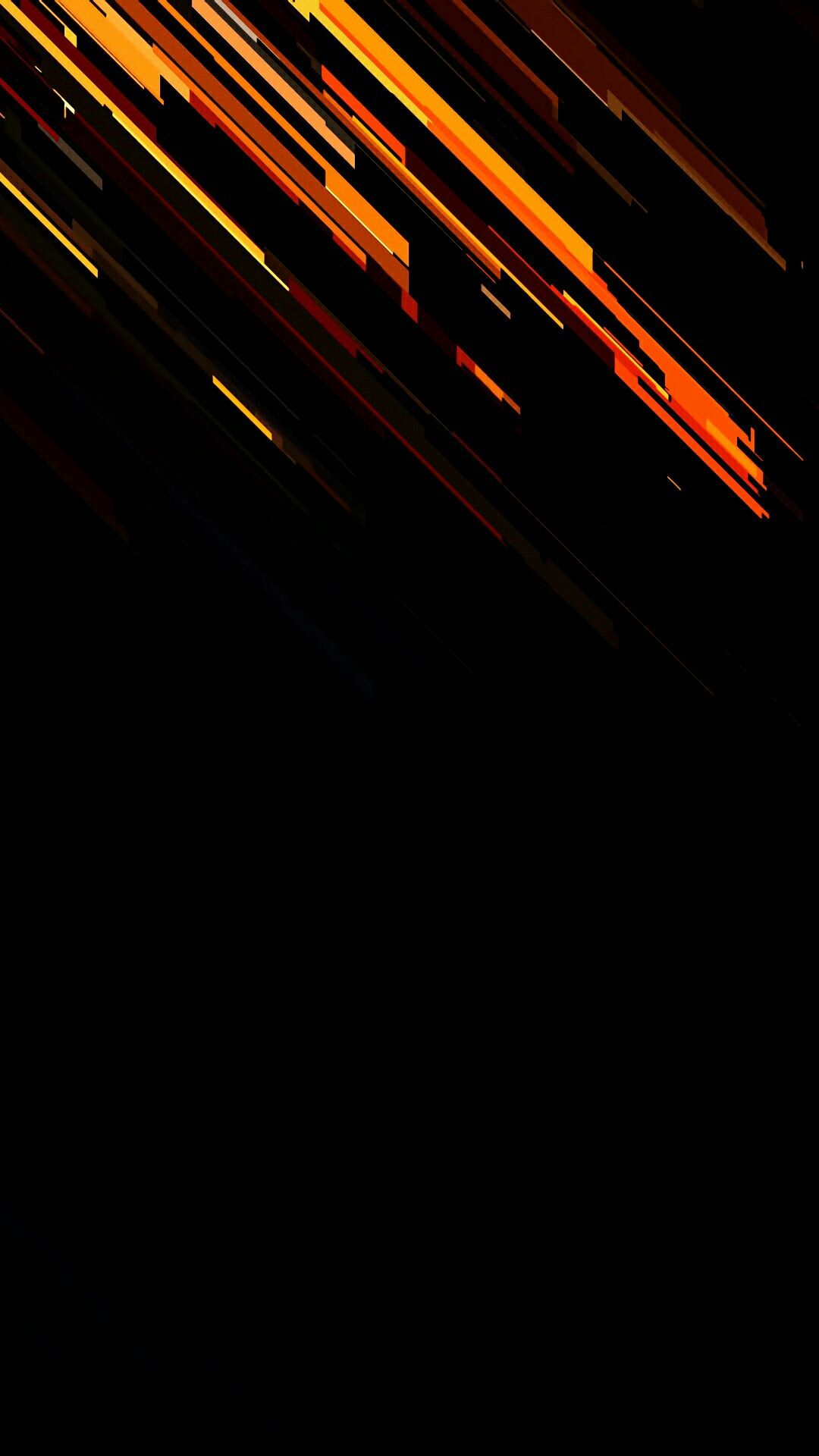 Dark Orange Minimalist Wallpapers