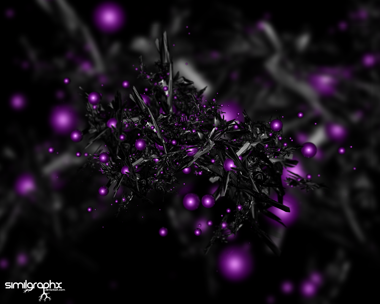 Dark Purple And Black Wallpapers