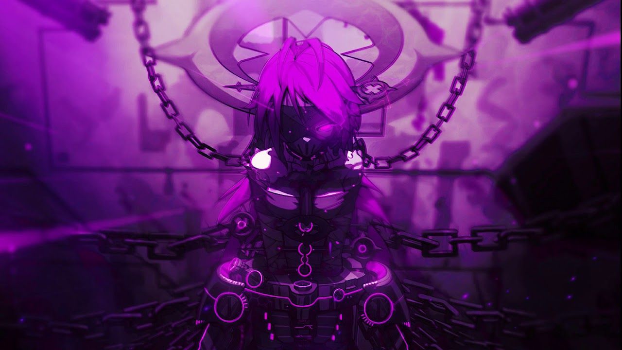 Dark Purple Anime Wallpapers