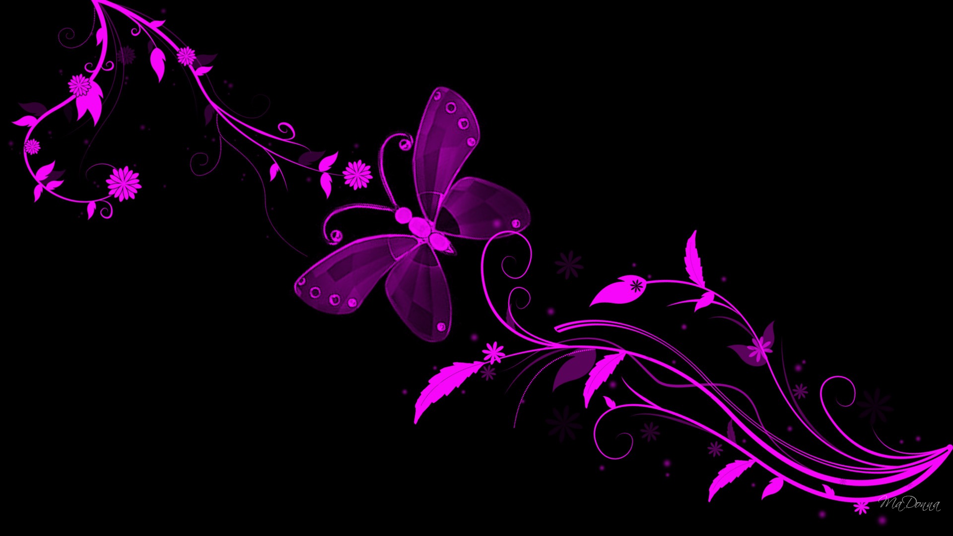 Dark Purple Butterfly Wallpapers