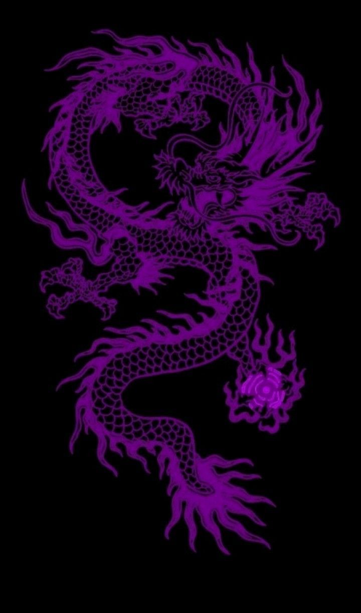 Dark Purple Dragon Wallpapers