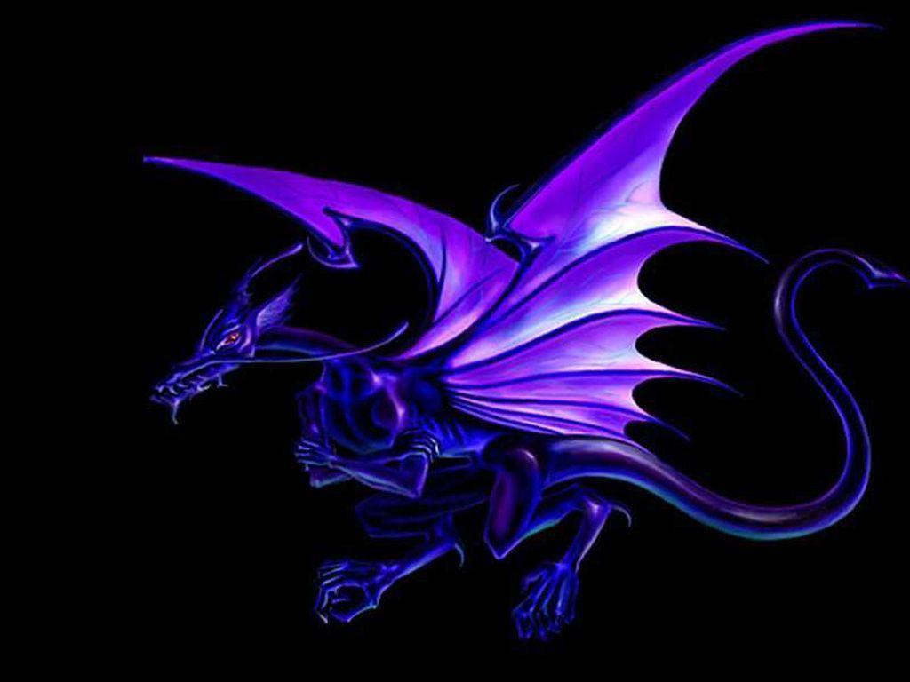 Dark Purple Dragon Wallpapers