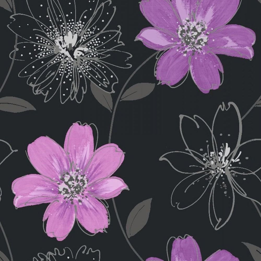 Dark Purple Flower Wallpapers