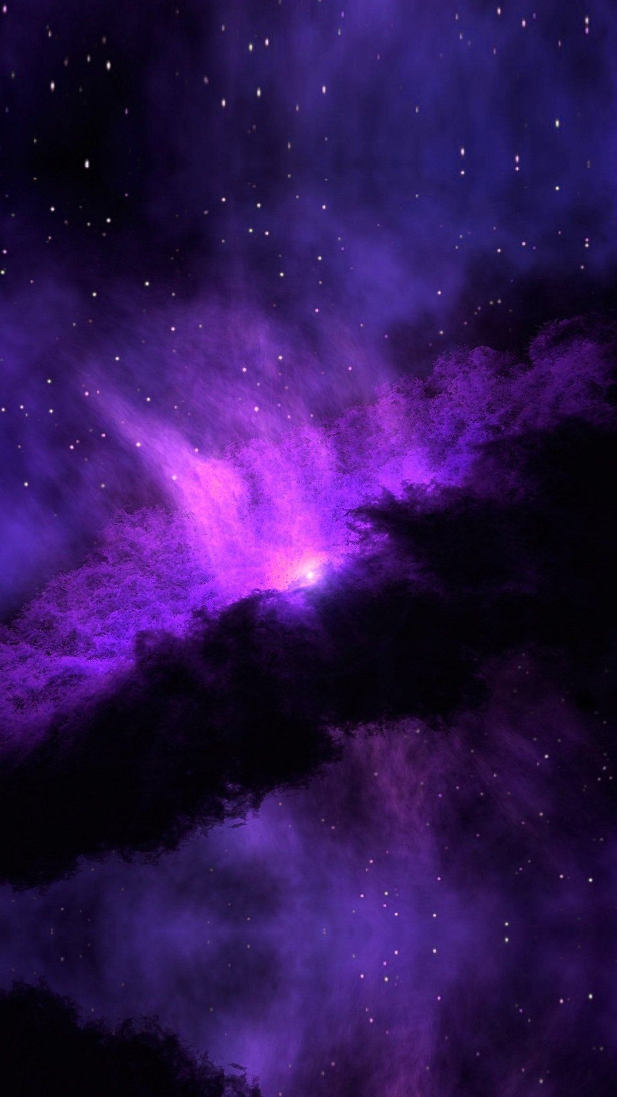 Dark Purple Galaxy Wallpapers