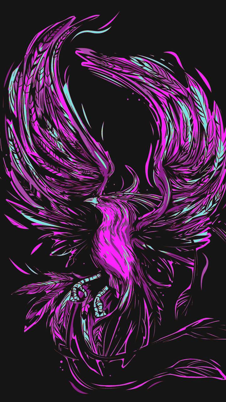 Dark Purple Phoenix Wallpapers