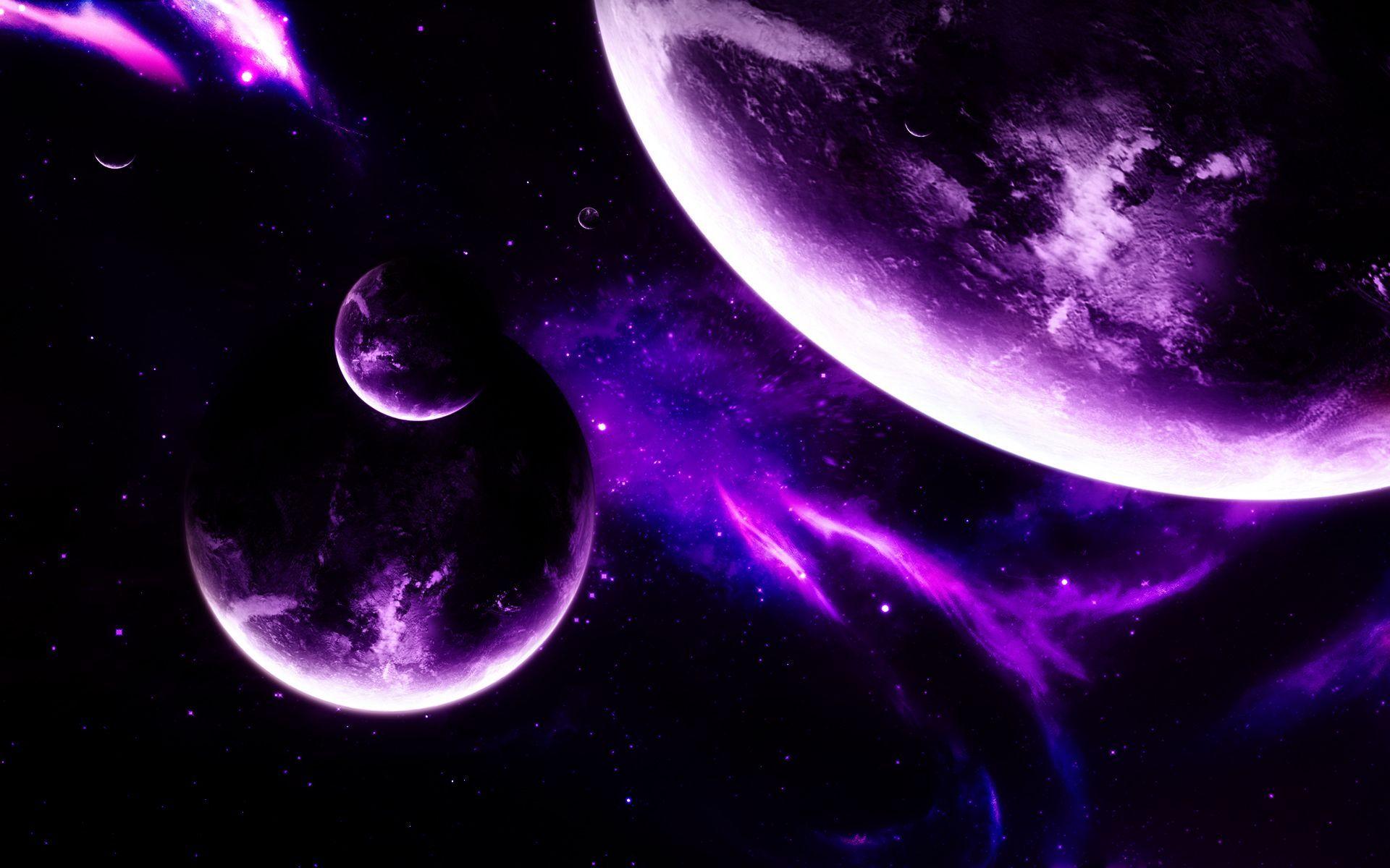 Dark Purple Space Wallpapers