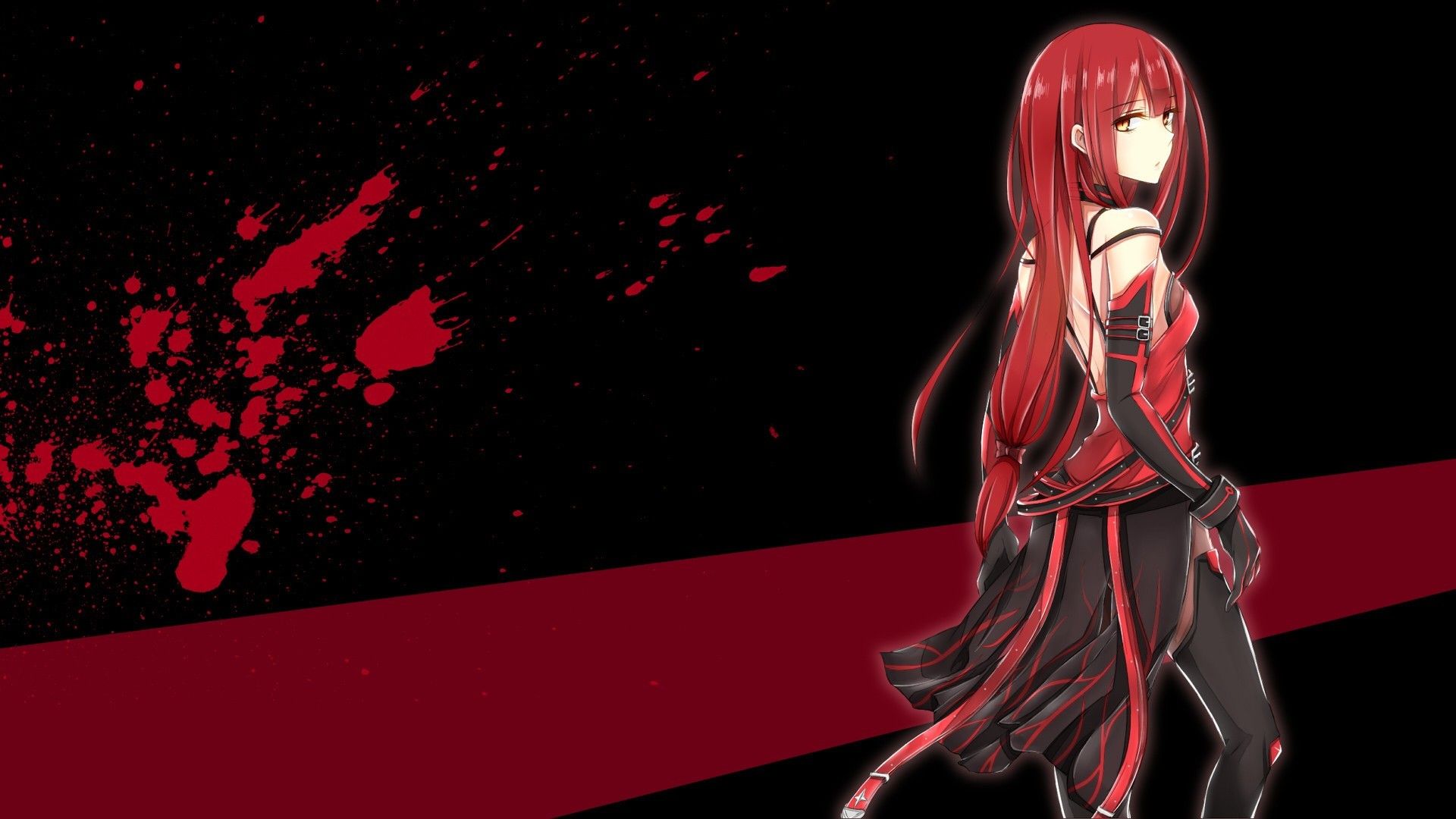 Dark Red Anime Wallpapers