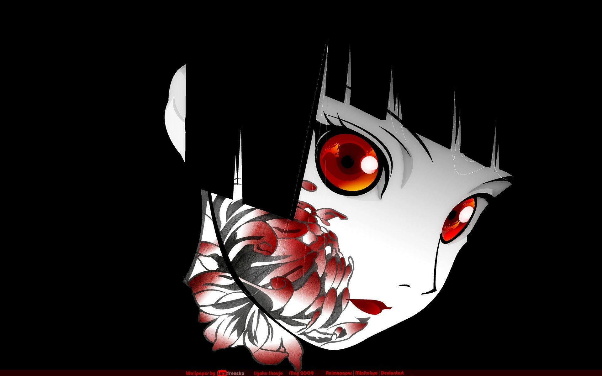 Dark Red Anime Wallpapers