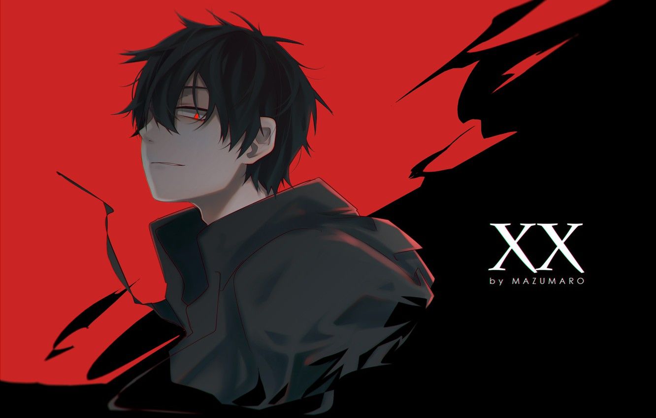 Dark Red Anime Boys Wallpapers